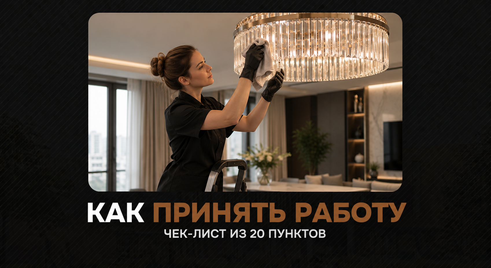 Как принять работу у клининговой компании: чек-лист из 20 пунктов